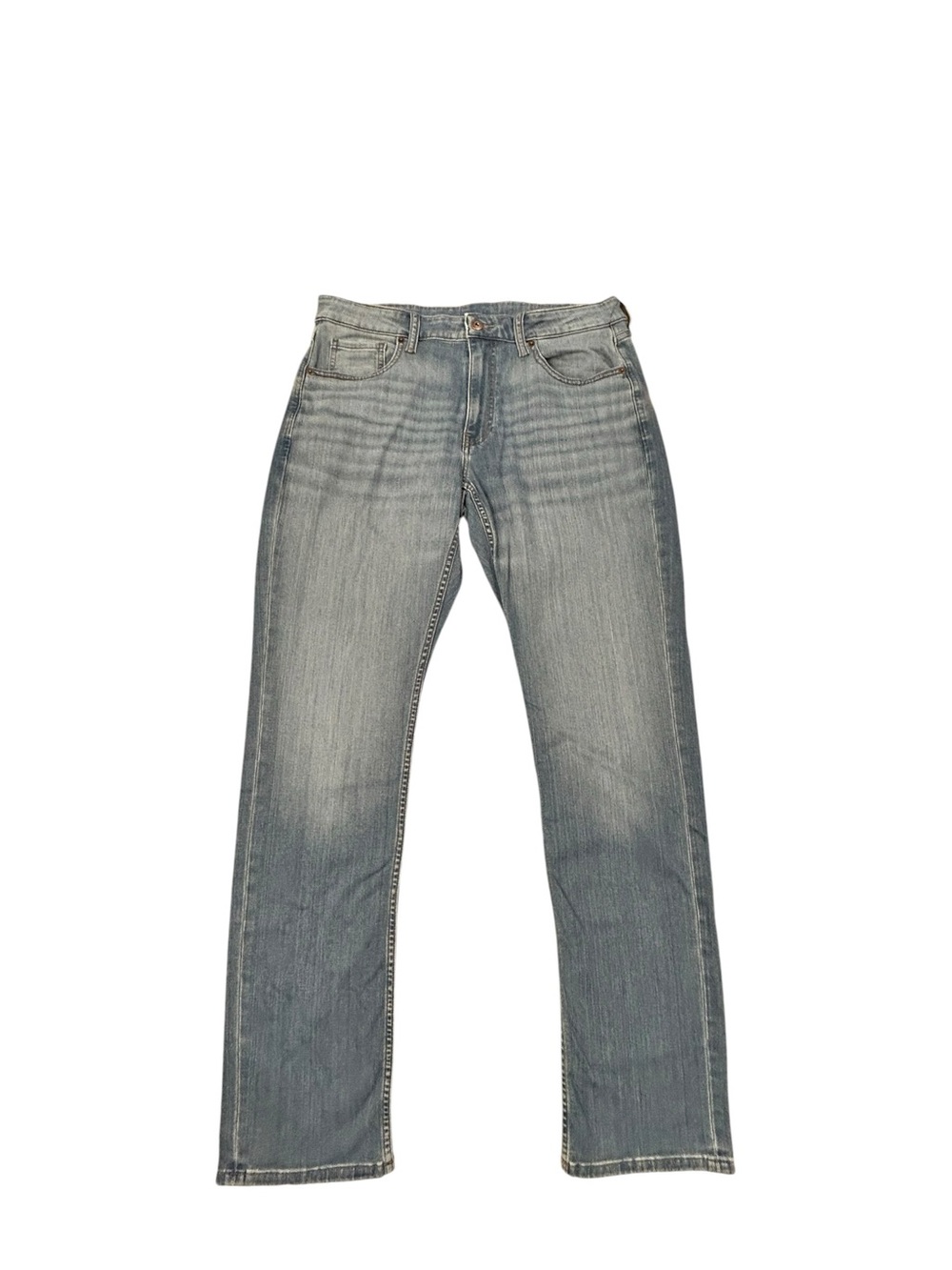 True Classic Straight Leg Jeans Men’s 34/34 NWT Stretch Light Wash Fade Denim